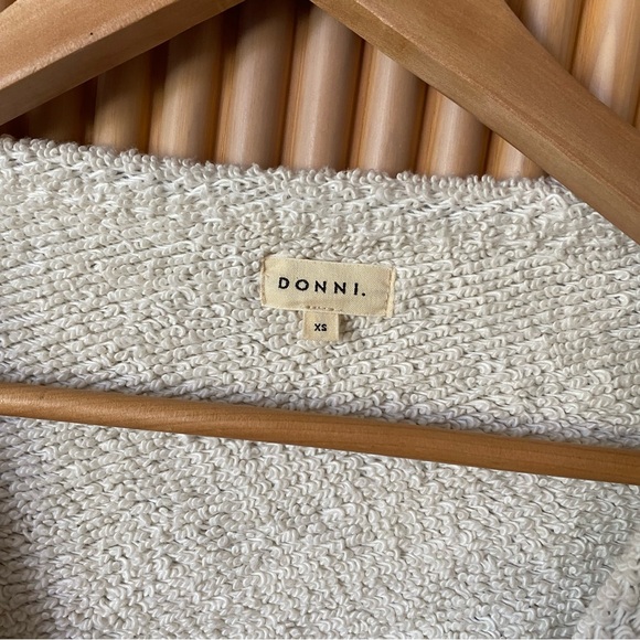 Donni poodle cotton terry cardigan grey - Picture 8 of 11